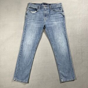 Lucky Brand Jeans Mens 36x32 Blue 223 Straight Mid Rise Medium Wash Stretch